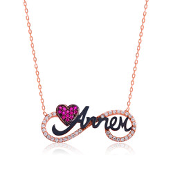 Gumush - Sterling Silver 925 Mother Necklace for Women