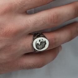 Sterling Silver 925 Ring for Men - Thumbnail