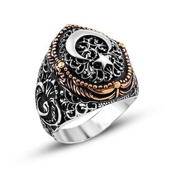 Gumush - Sterling Silver 925 Ring for Men