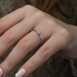 Sterling Silver 925 Ring for Women - Thumbnail