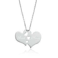 Gumush - Sterling Silver 925 Heart Necklace For Women