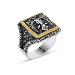 Gumush - Sterling Silver 925 Ring for Men