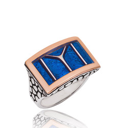 Gumush - Sterling Silver 925 Ring for Men