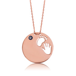 Gumush - Sterling Silver 925 Mother Necklace for Women
