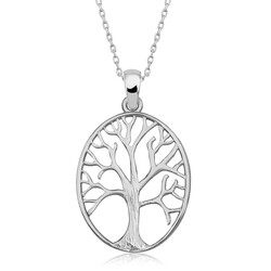 Gumush - Gümüş Hayat Ağacı Kadın Kolye