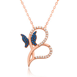 Gumush - Sterling Silver 925 Heart Necklace For Women