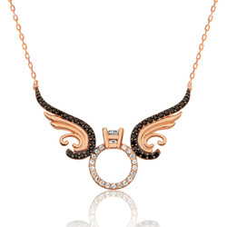 Gumush - Sterling Silver 925 Angel Necklace For Women
