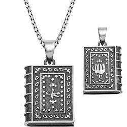 Gumush - Gümüş İçi Açılabilen Allah Yazılı Muskalık Kolye