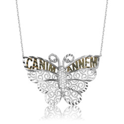 Gumush - Sterling Silver 925 Mother Necklace for Women