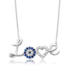 Gumush - Sterling Silver 925 Heart Necklace For Women
