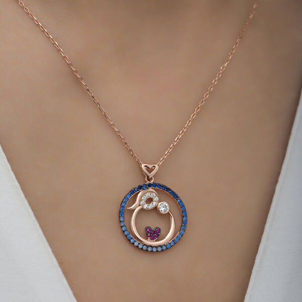 Sterling Silver 925 Mother Necklace for Women
