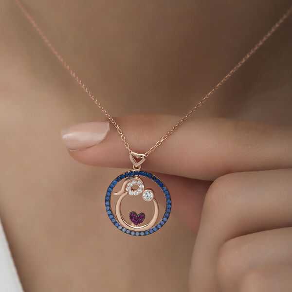 Sterling Silver 925 Mother Necklace for Women