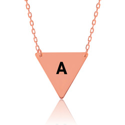 Gumush - Sterling Silver 925 Letter Necklace for Women