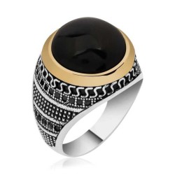 Gumush - Sterling Silver 925 Ring for Men