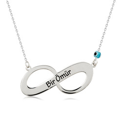 Gumush - Sterling Silver 925 Infinity Necklace for Women