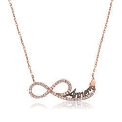 Gumush - Sterling Silver 925 Mother Necklace for Women
