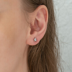 Sterling Silver 925 Earring - Thumbnail