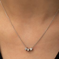 Sterling Silver 925 Necklace - Thumbnail