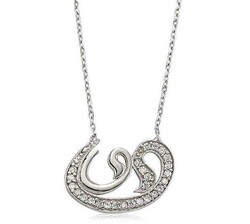Gumush - Sterling Silver 925 Evil Eye Wow Necklace for Women