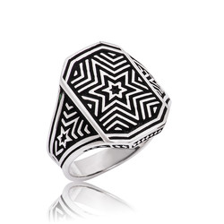 Gumush - Sterling Silver 925 Ring for Men