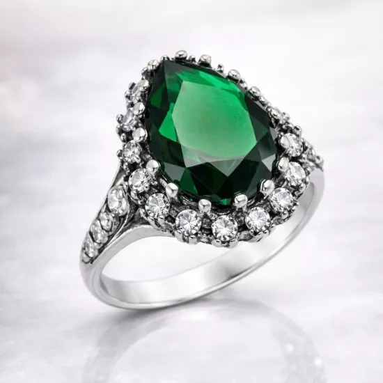 Gümüş Hürrem Sultan Bayan Yüzük