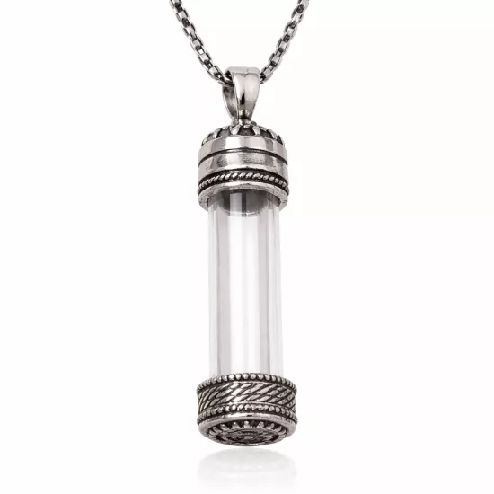 Gümüş İçi Açılabilen Muska Kabı Kolye