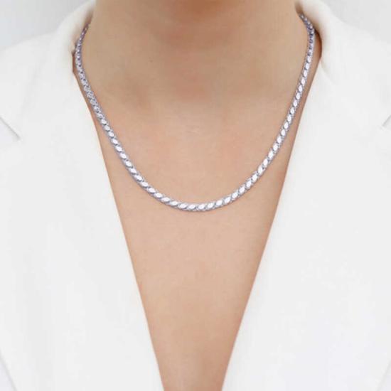 Gümüş Pullu Arpa Zincir