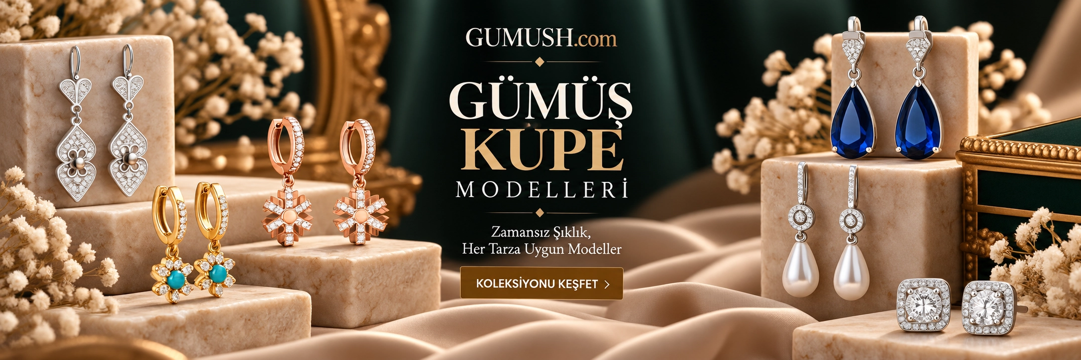 Gümüş Küpe Modelleri