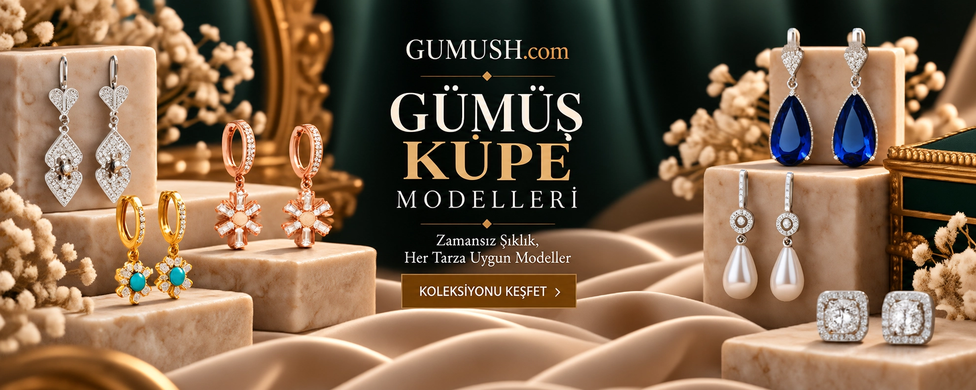 Gümüş Küpe Modelleri