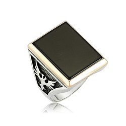 Gumush - Sterling Silver 925 Ring for Men