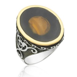 Gumush - Sterling Silver 925 Ring for Men